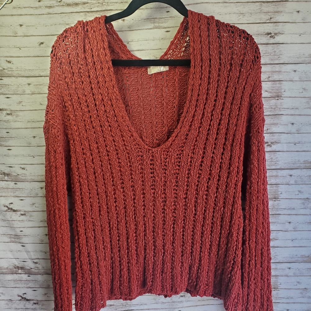 Altar'd State Cable Knit Sweater (L)